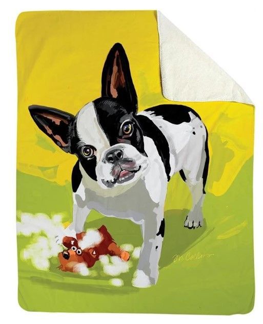 French Bulldog Sherpa Fleece