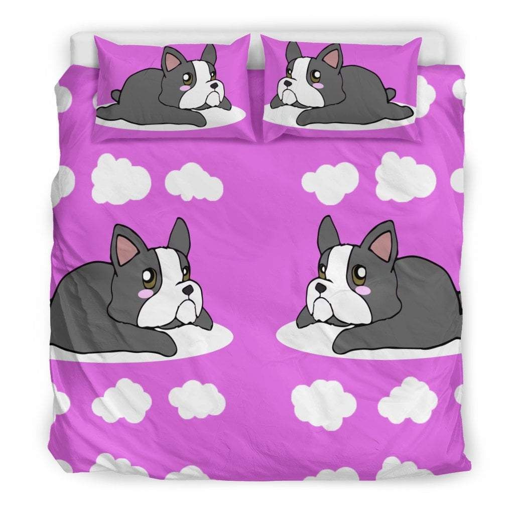 French Bulldog Cute Lying In The Bedding Set