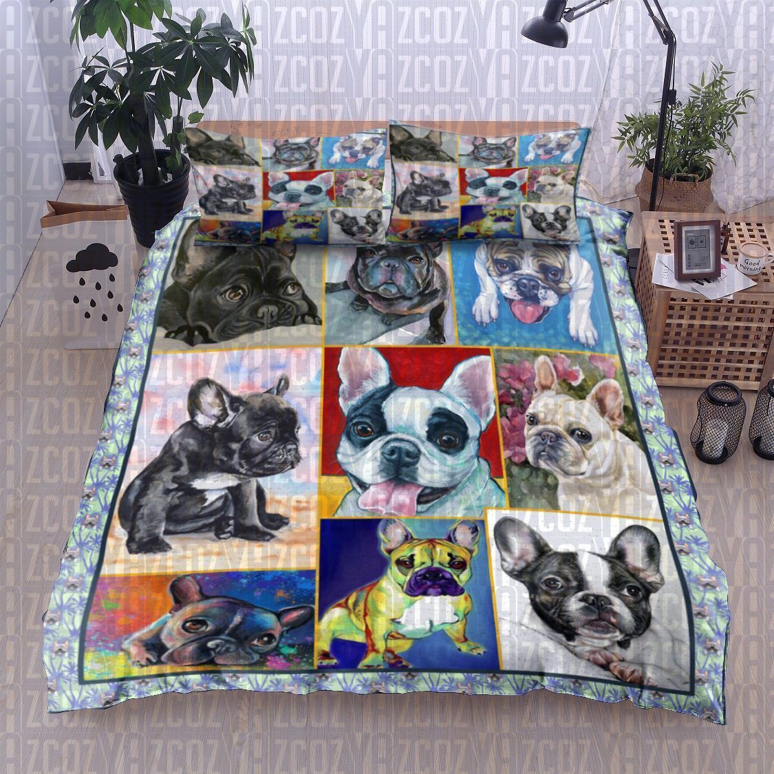 French Bulldog Dog Bedding Set