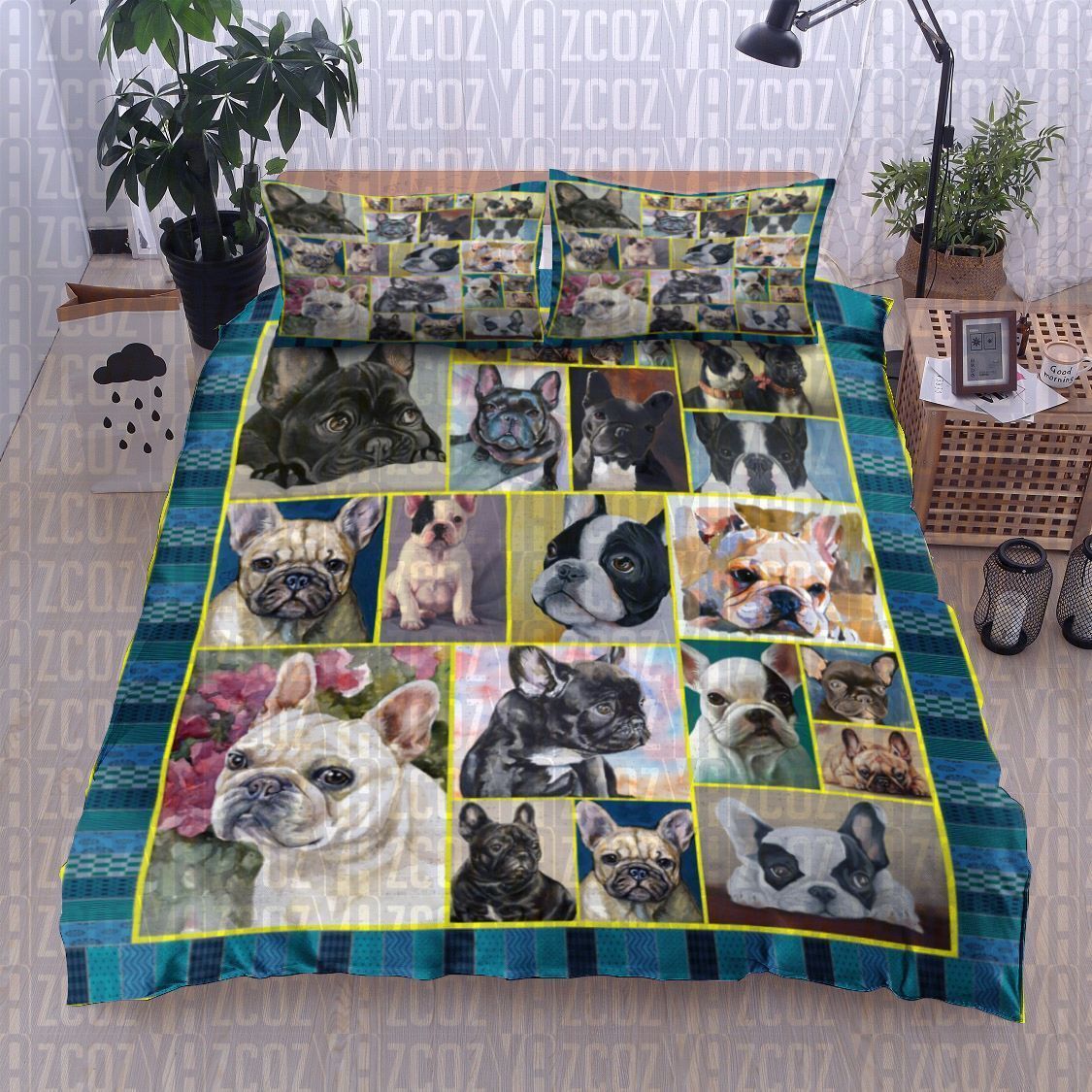 French Bulldog Dog Bedding Set