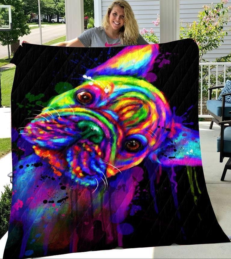 French Bulldog Dog Sherpa Fleece Blanket