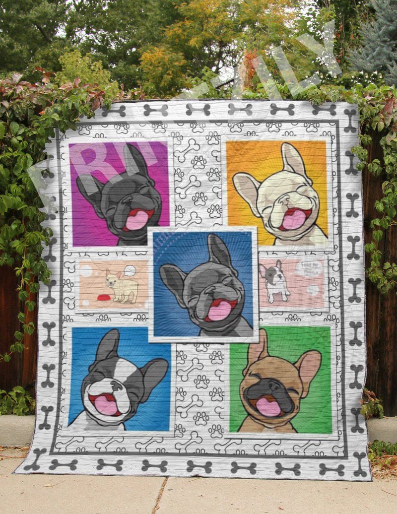 French Bulldog Eyes On You Best Seller Quilt Blanket DHC020120929TD