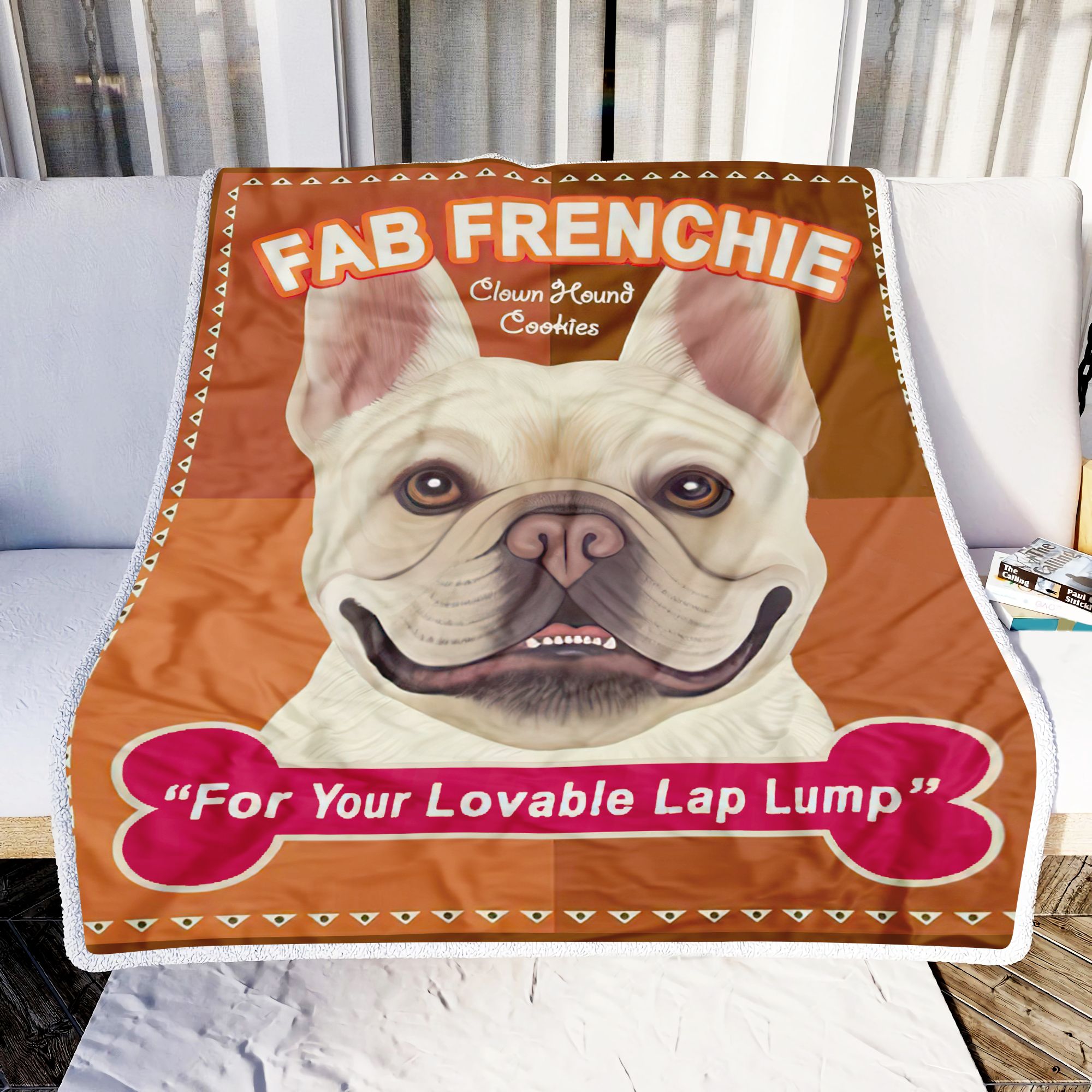 French Bulldog Fab Frenchie Fleece Blanket