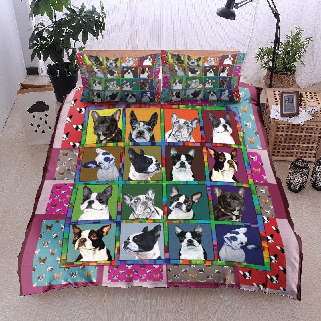 French Bulldog France Bedding Set