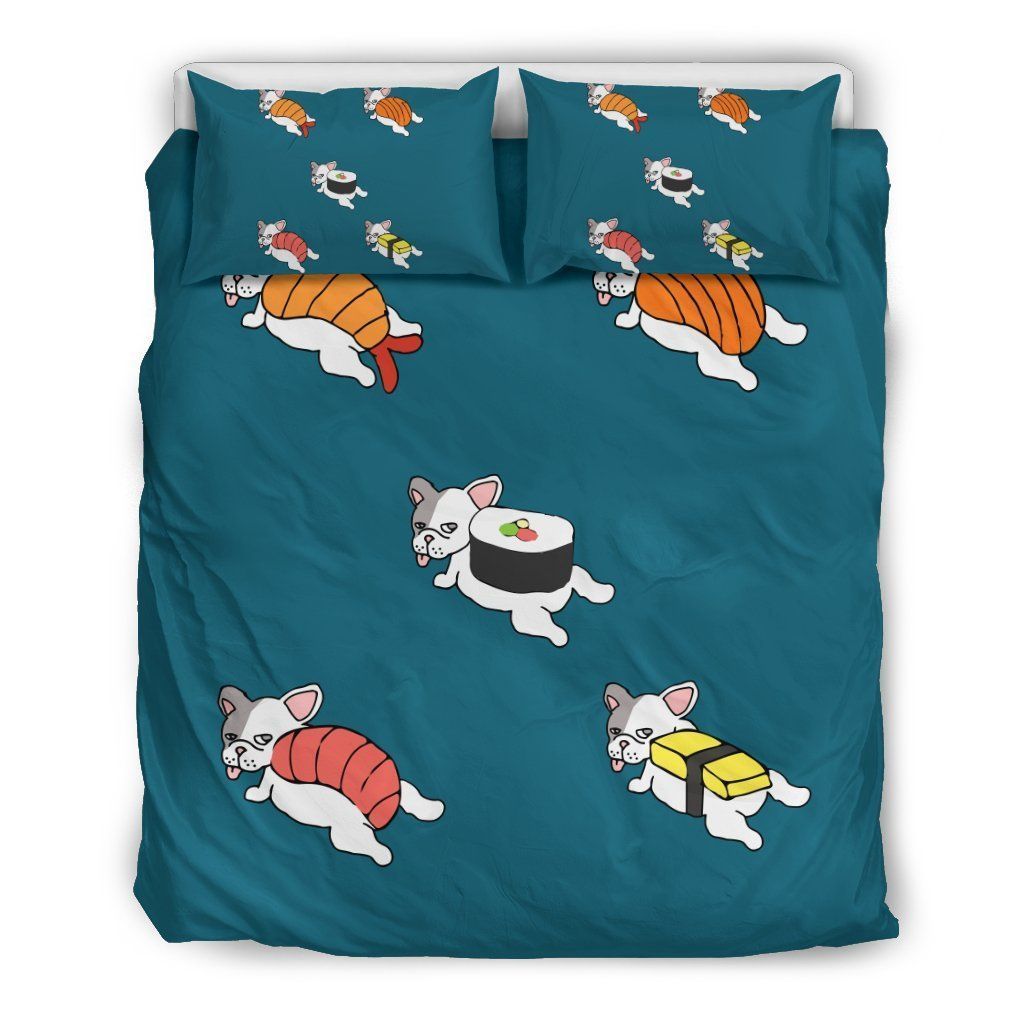 French Bulldog Japanese Foods Costume Sushi Bedding Set