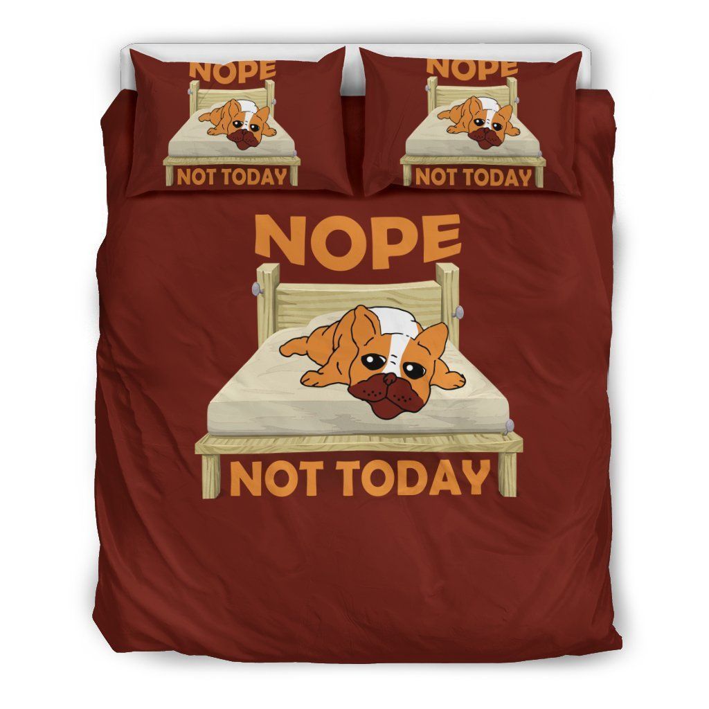 French Bulldog Lazy And Lying The Bed Bedding Set