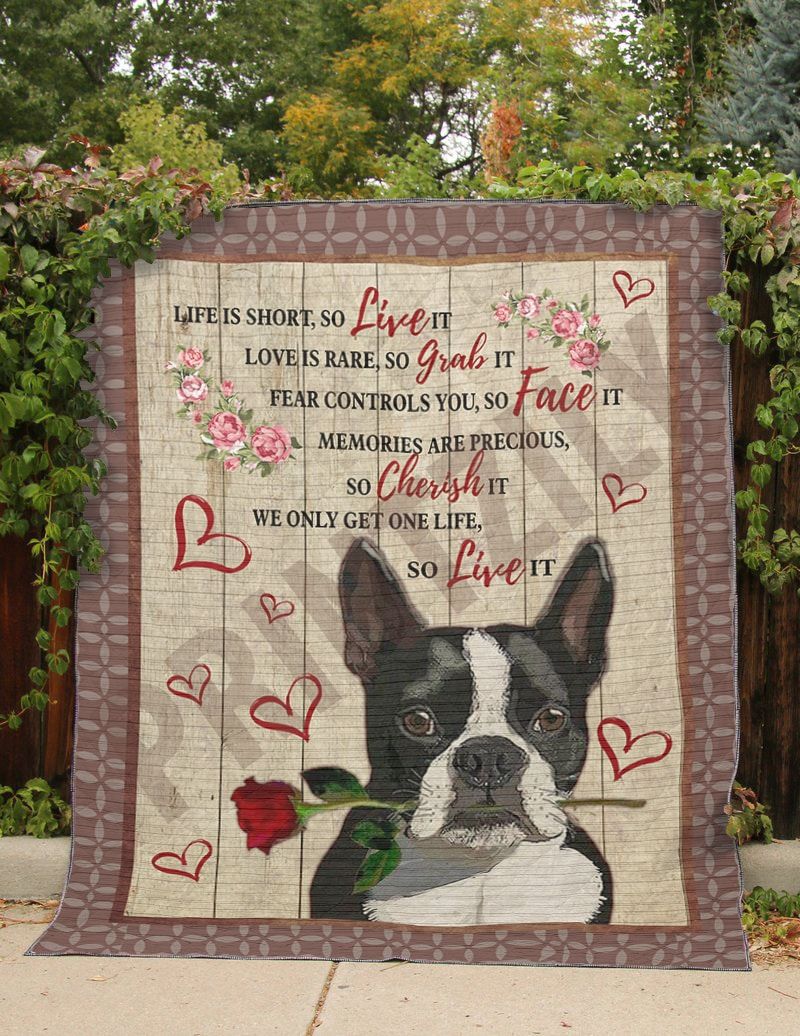 French Bulldog Love Is Rare Quilt Blanket DHC0201201379TD