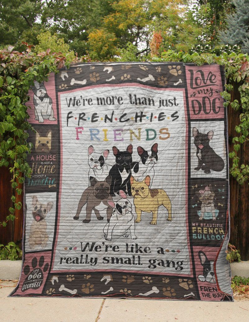 French Bulldog More Than Just Friends Quilt Blanket DHC3112328TD