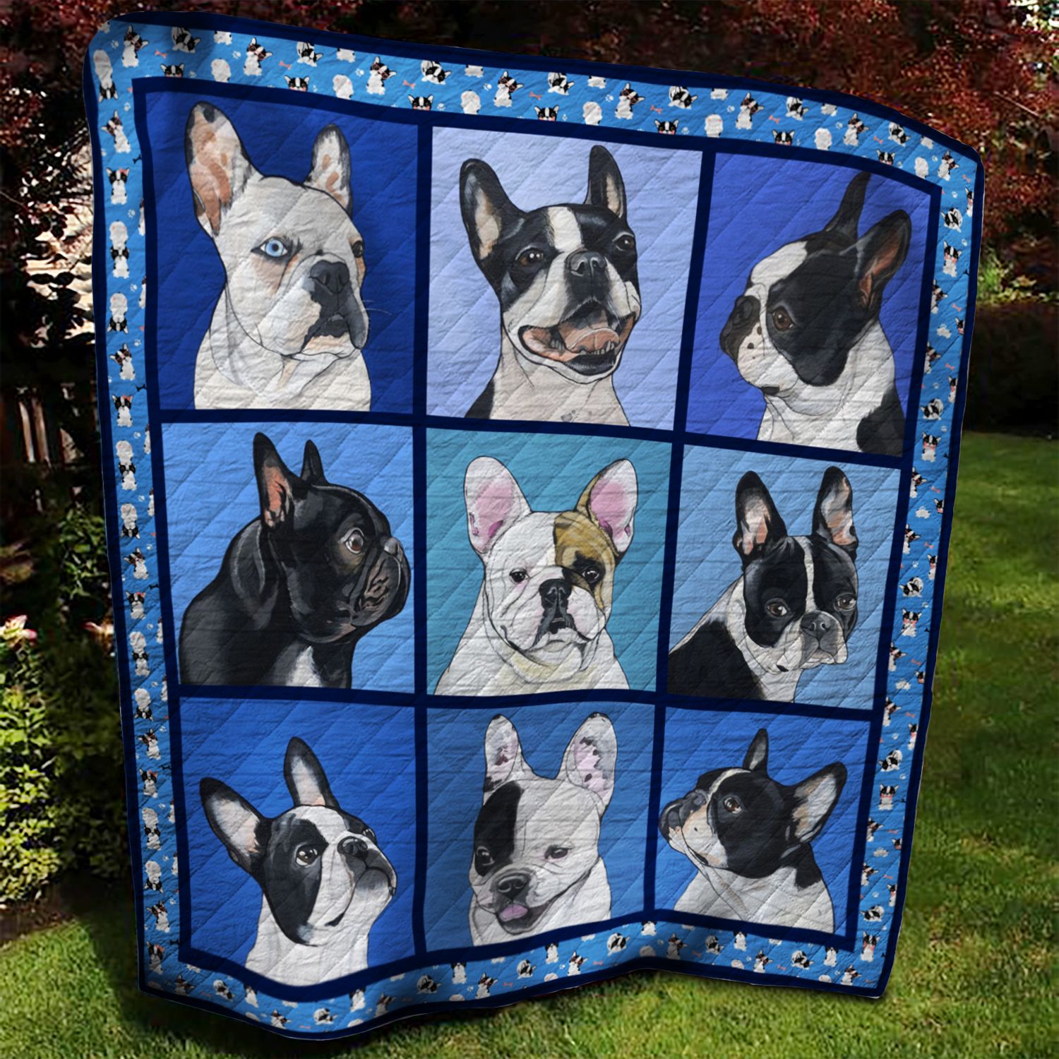 French Bulldog Quilt Blanket BBB120634NB
