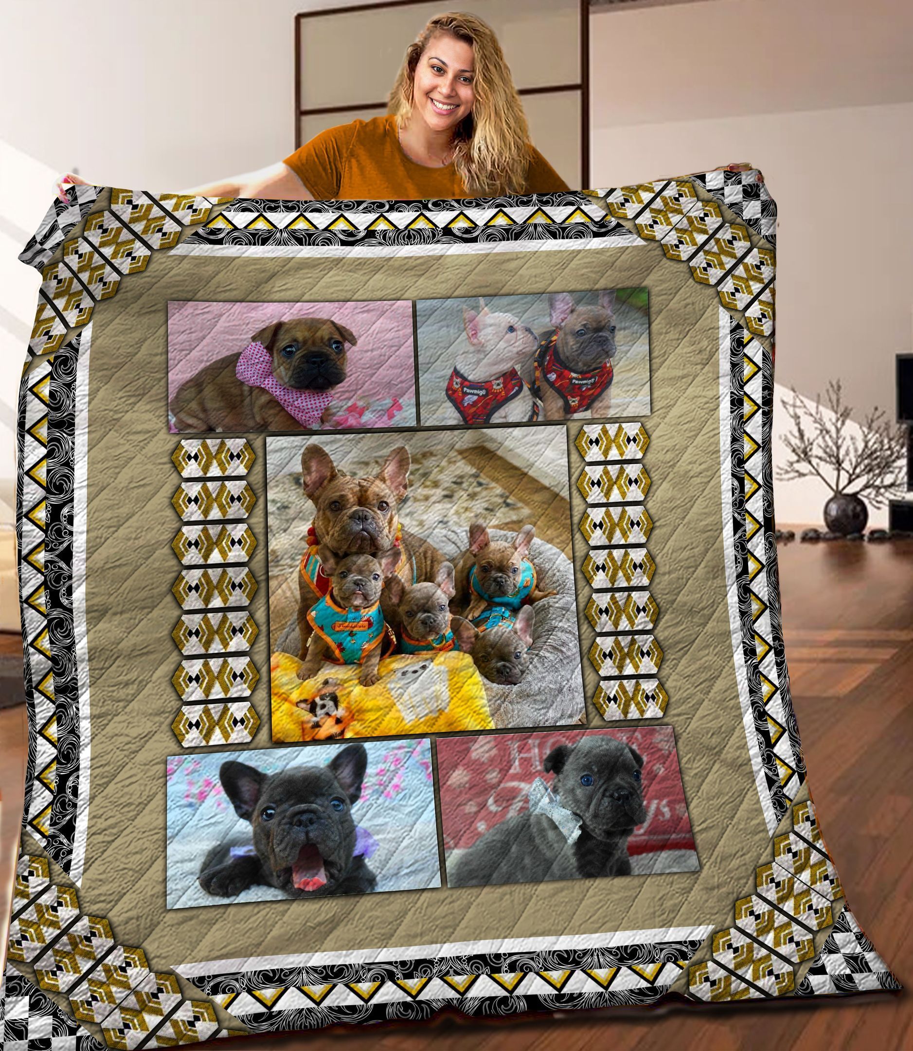 French Bulldog Quilt Blanket C9B160326PT