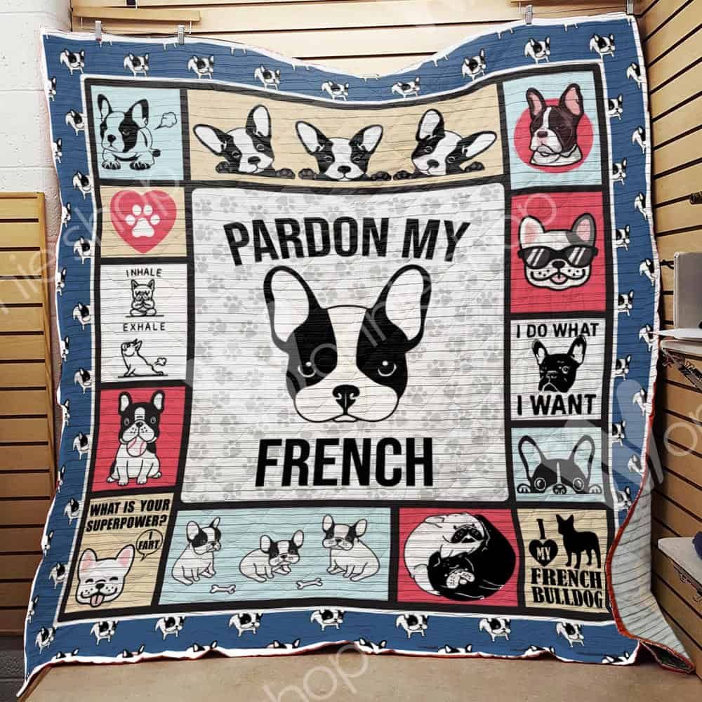 French Bulldog Quilt Blanket DHC1002734TD