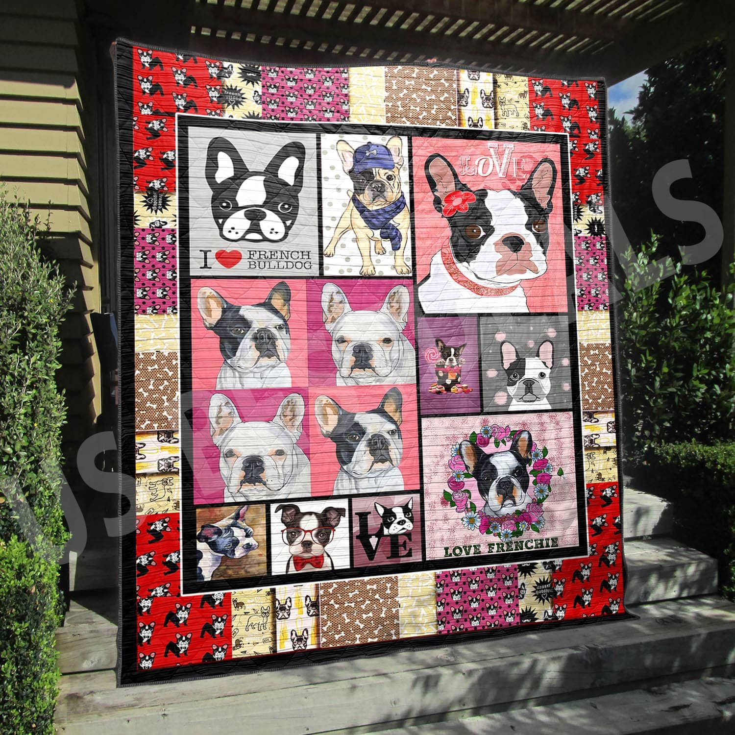 French Bulldog Quilt Blanket DHC13121424VT