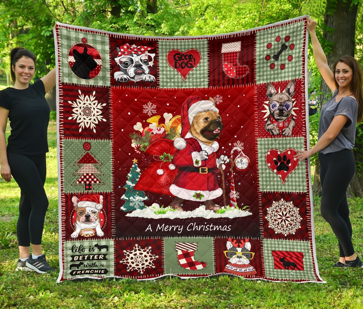 French Bulldog Quilt Blanket DHC13123917VT