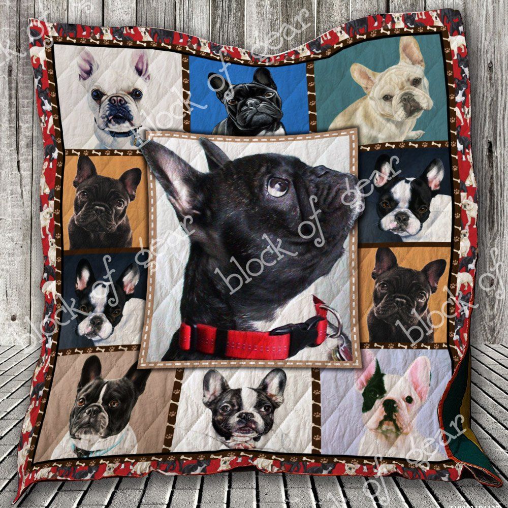 French Bulldog Quilt Th687 Dhc11121327Dd