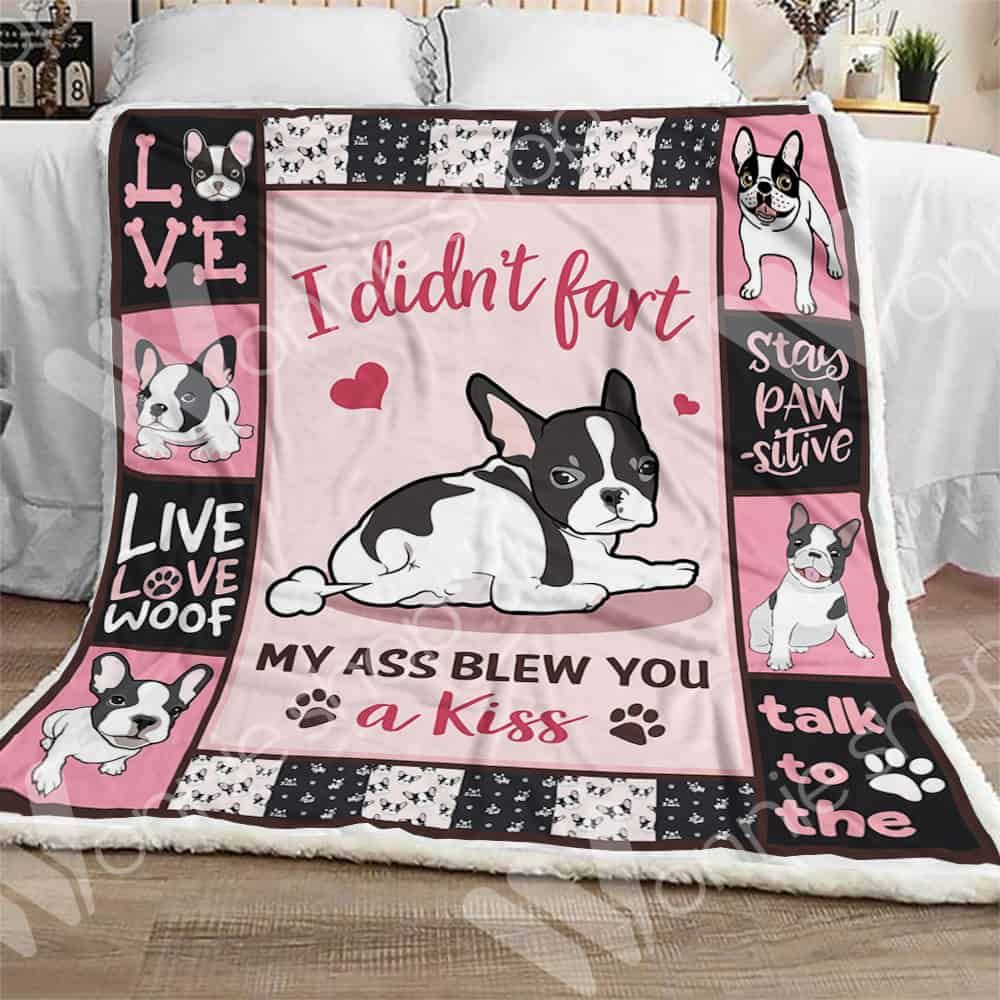 French Bulldog Sherpa Quilt Blanket DHC0102513TD