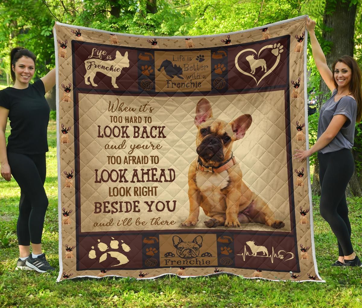 French Bulldog When You Left Me Quilt Blanket Christmas Christmas Gifts Merry Christmas Holiday Gifts Gift Dhc03011744Dd