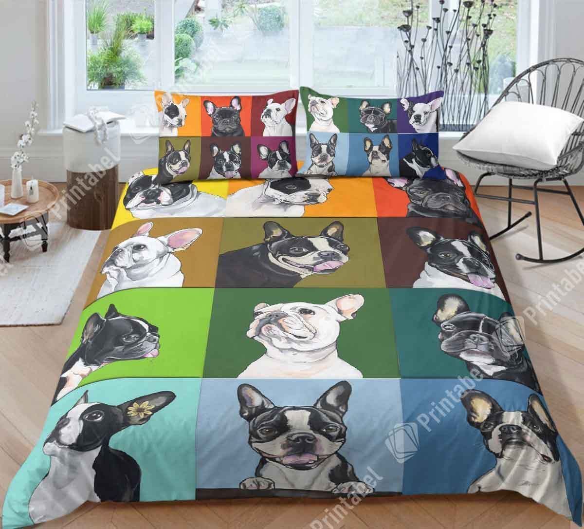 French Bulldogs Bedding Set