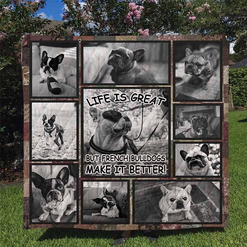 French Bulldogs Quilt Blanket DHC170120706TD