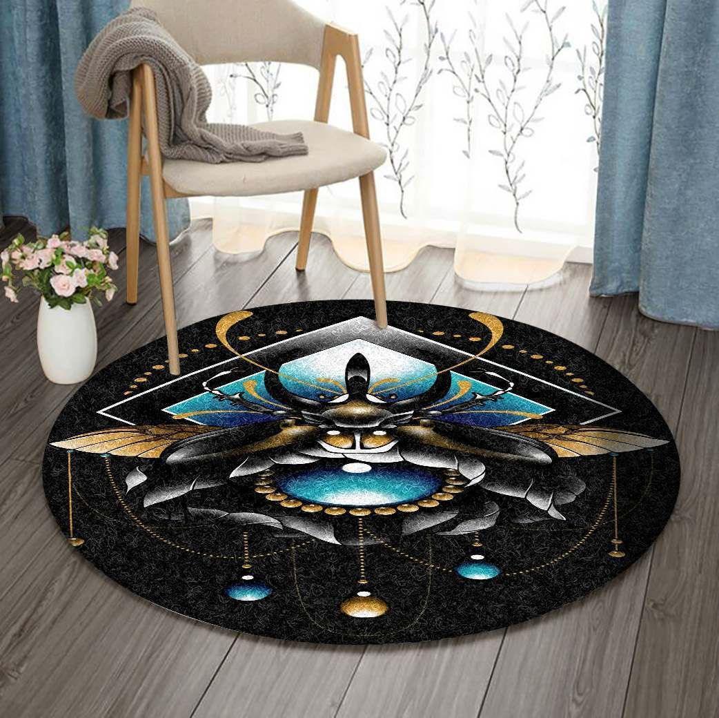 French Horn Round Carpet