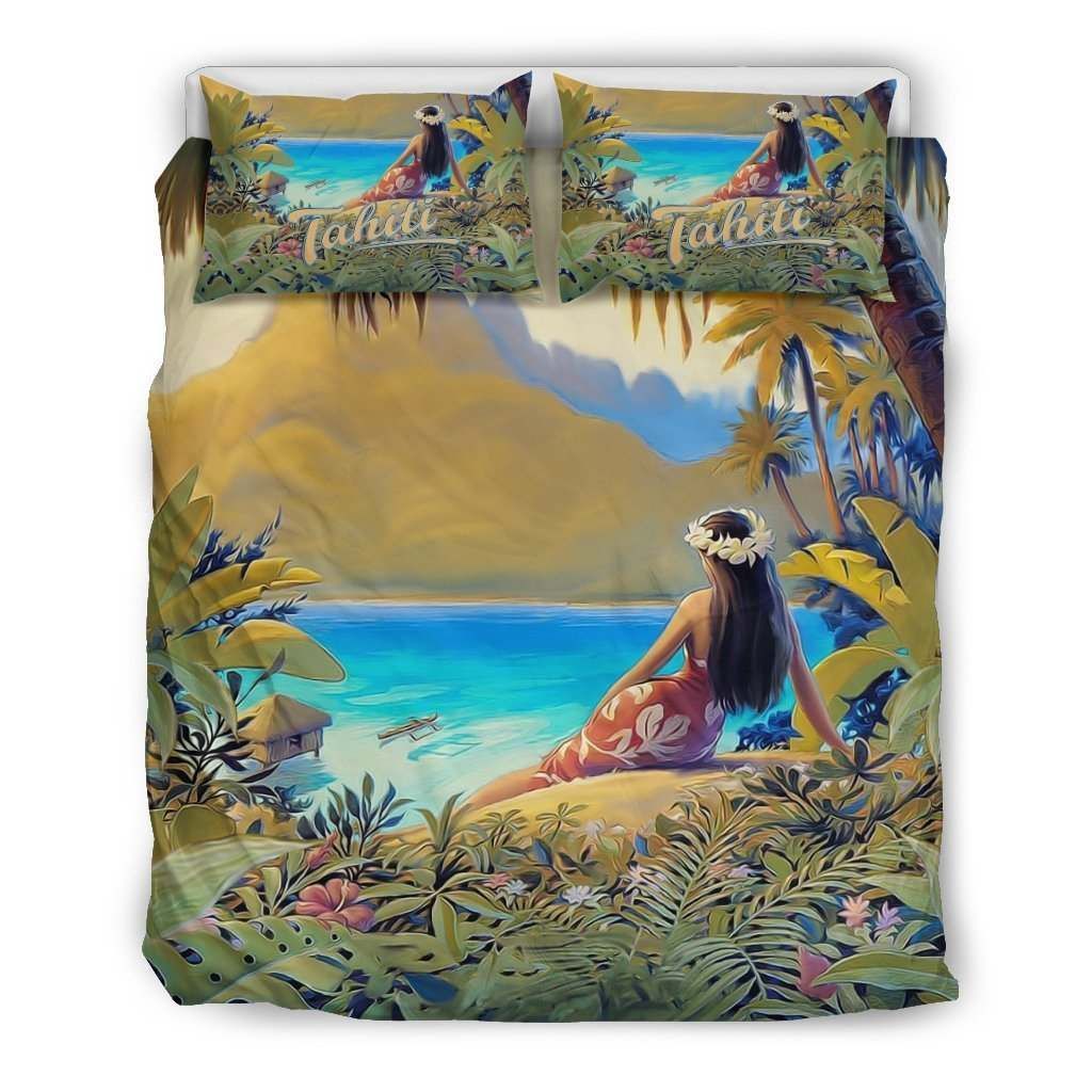 French Polynesia Tahiti Bedding Set