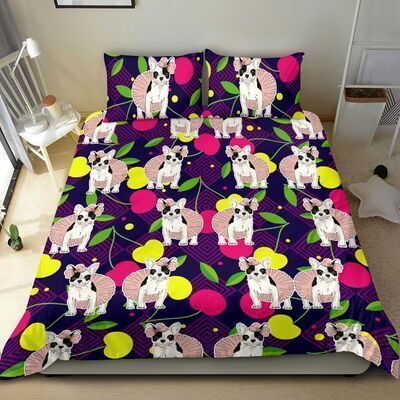 FRENCHIE BEIGE Bedding Set