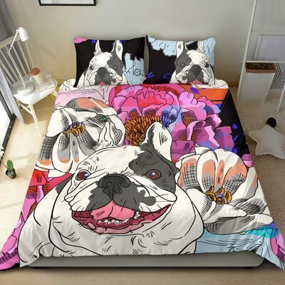 FRENCHIE BEIGE Bedding Set