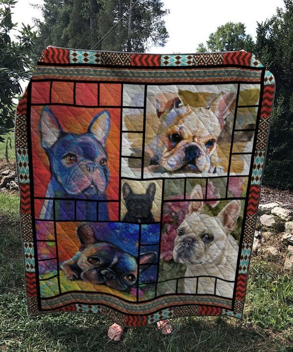 Frenchie Bulldog Hey Best Seller Quilt Blanket DHC0201201145TD