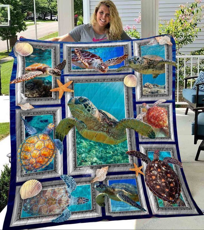 Fresh Sea Turtles NC1909275CL Quilt Blanket