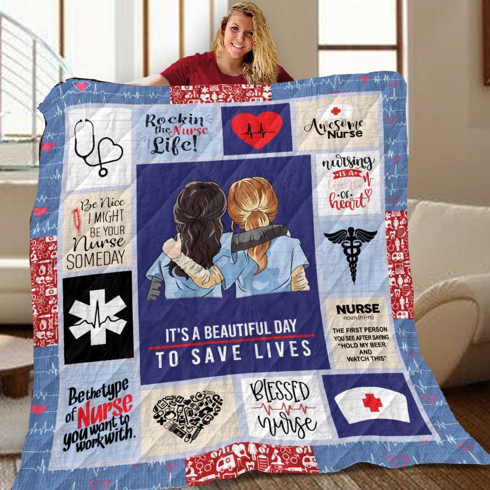 Friend Nurse GS-CL-DT0207 Quilt Blanket