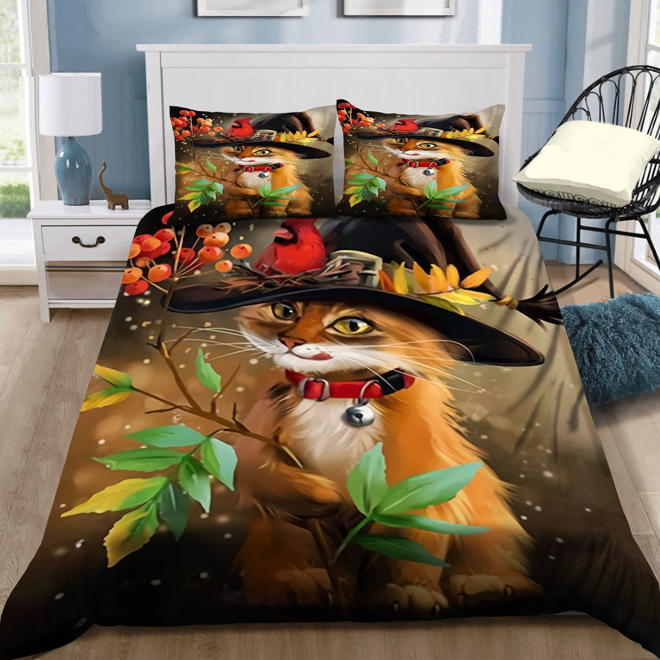 Friends Cat Witch Bedding Set