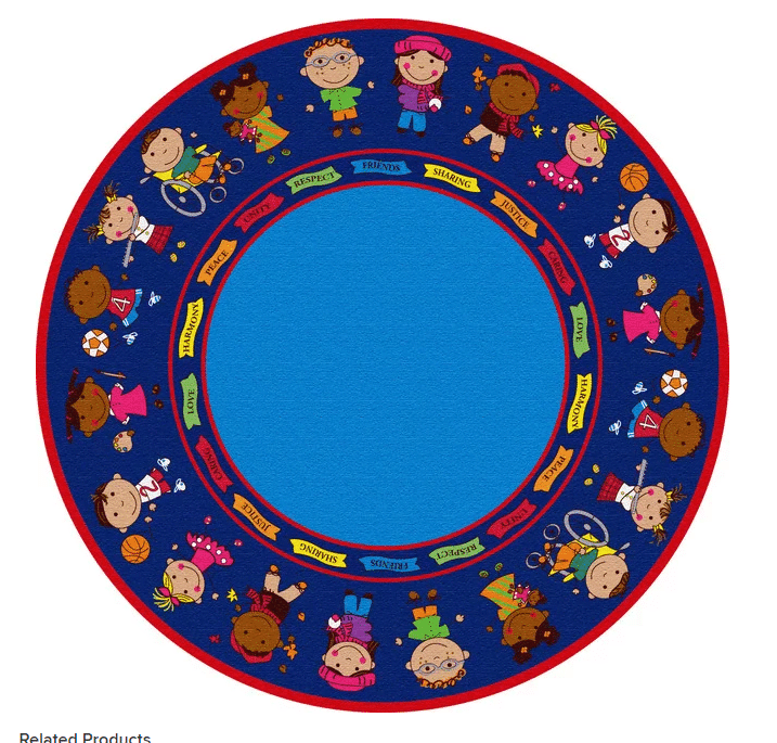 Friends Full Circle Round Carpet