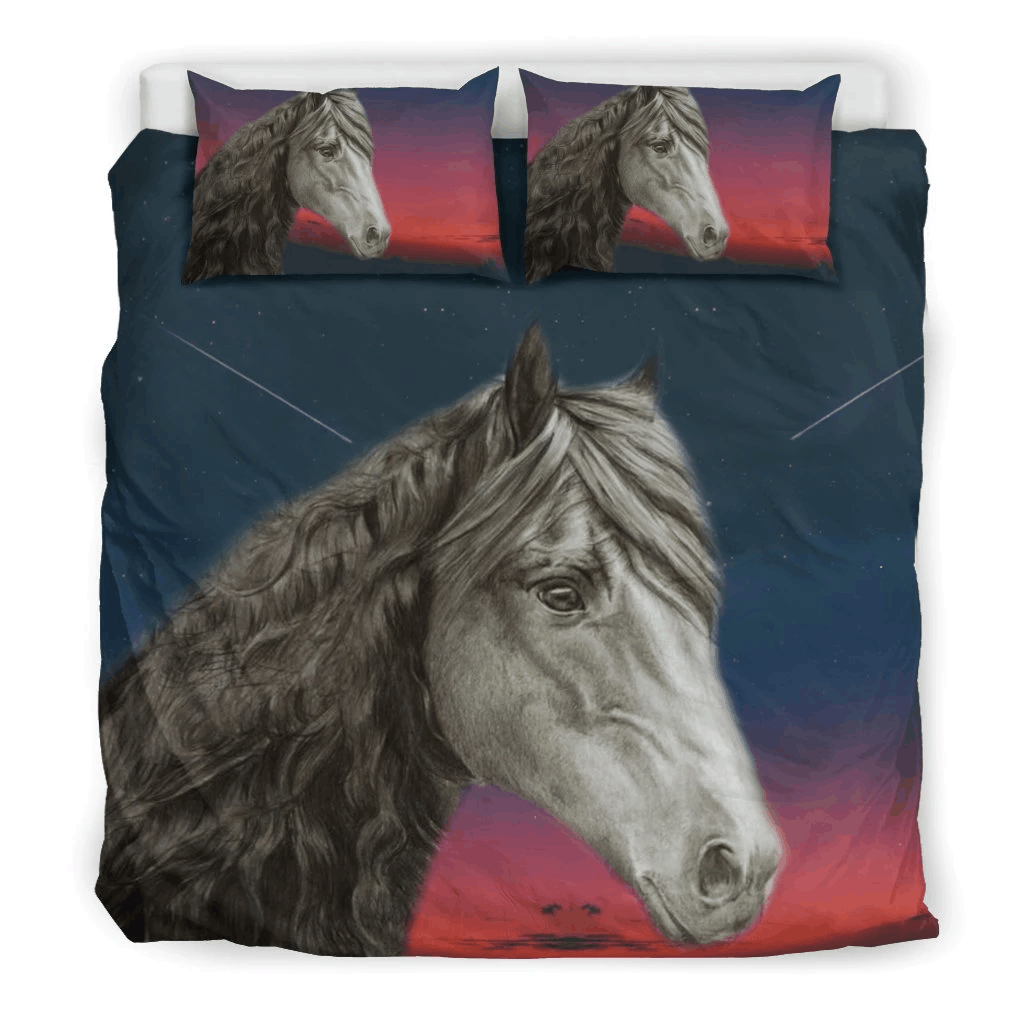 Friesian Horse Bedding Set
