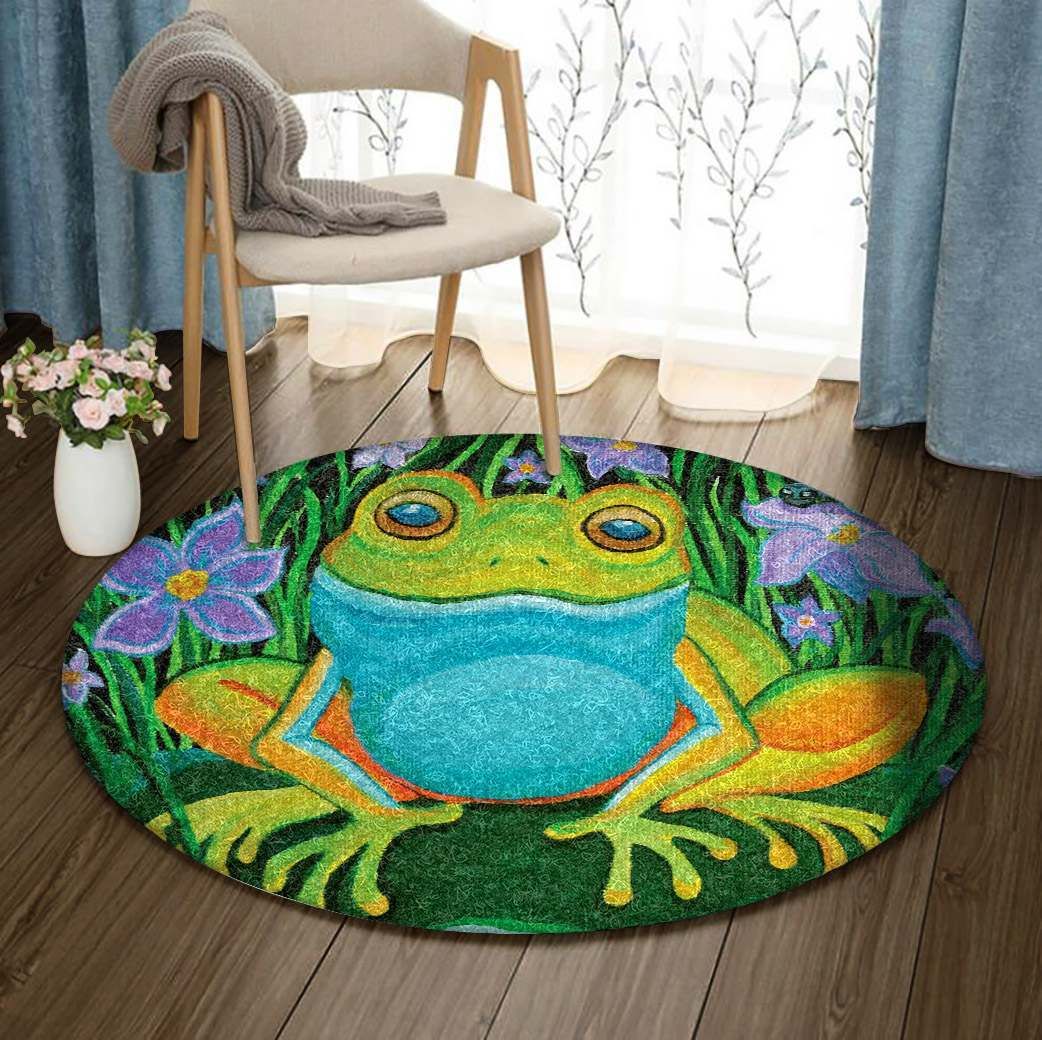 Frog Round Carpet