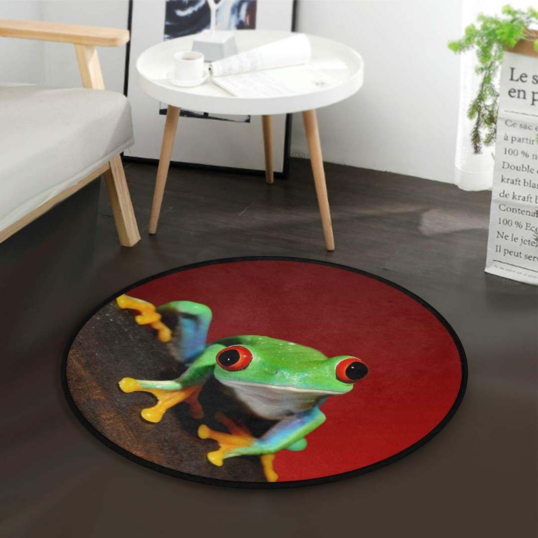 Frog Round Carpet