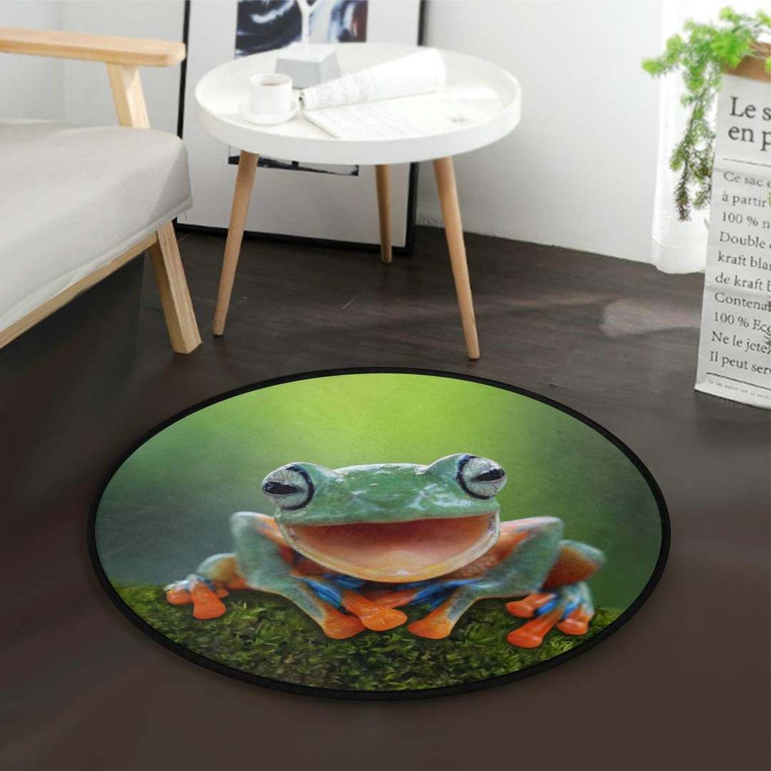 Frog Round Carpet
