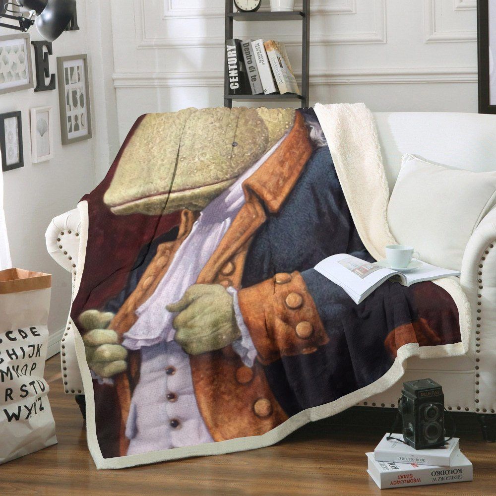 Frog Sherpa Fleece Blanket