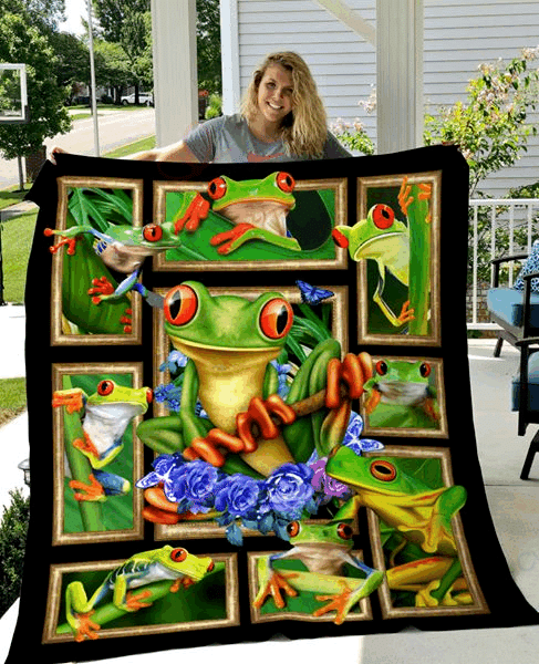 Frog DT1409589CL Quilt Blanket