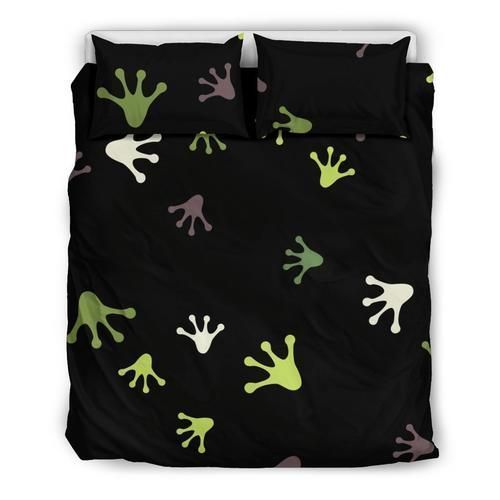 Frog Footprints Bedding Set