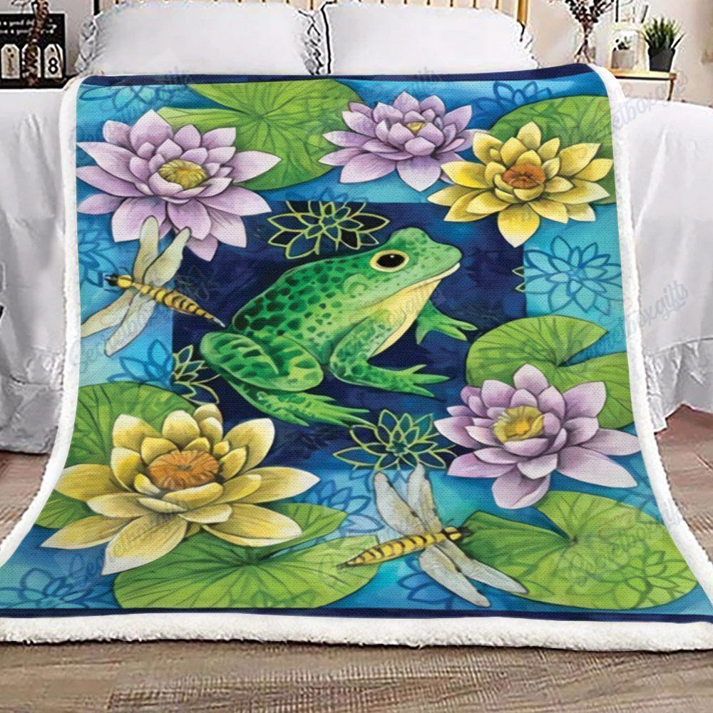 Frog Fleece Blanket