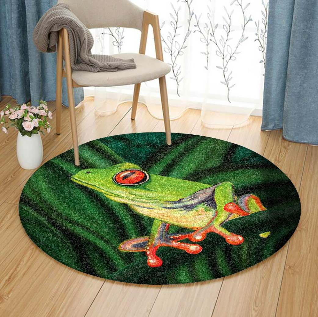 Frog Round Carpet