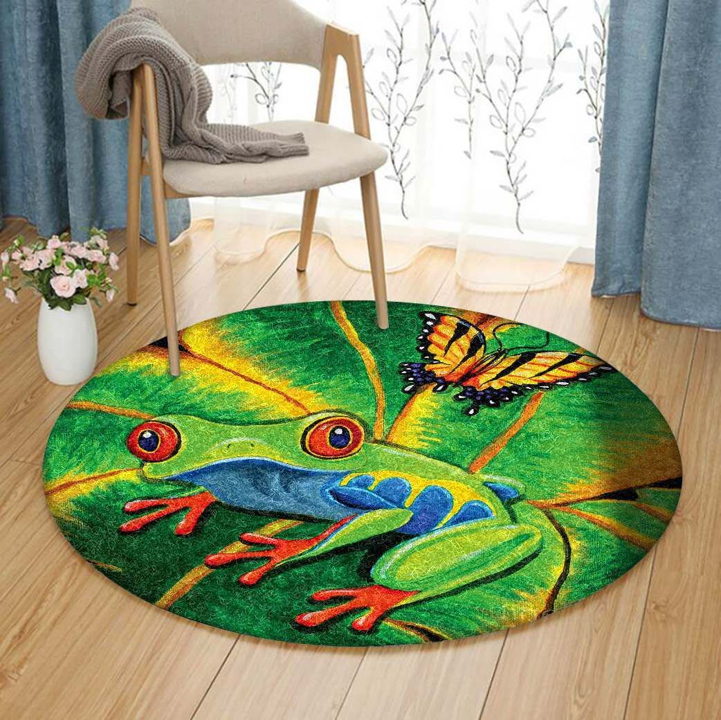 Frog Round Carpet