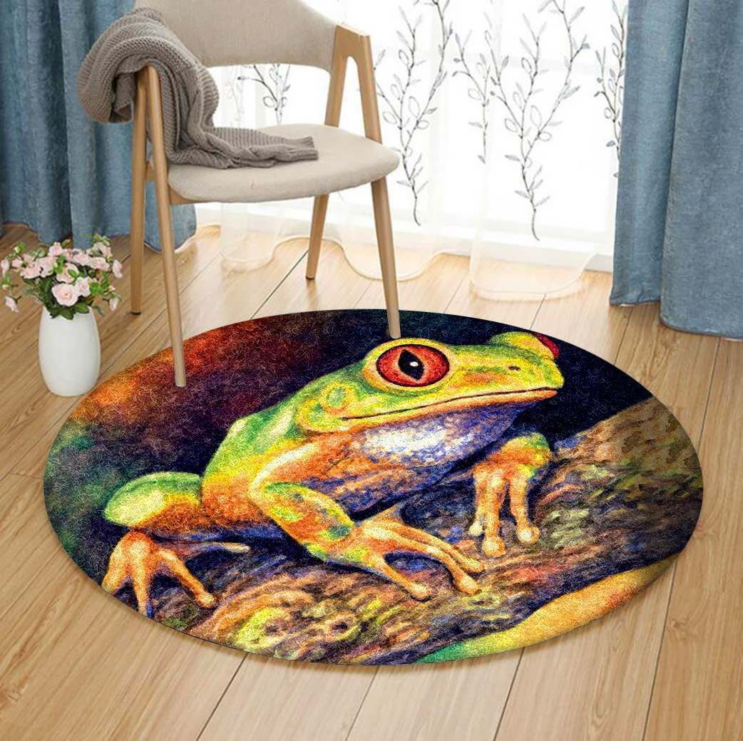 Frog Round Carpet