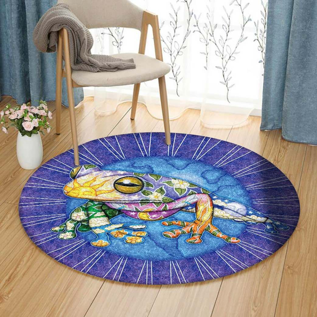 Frog Round Carpet