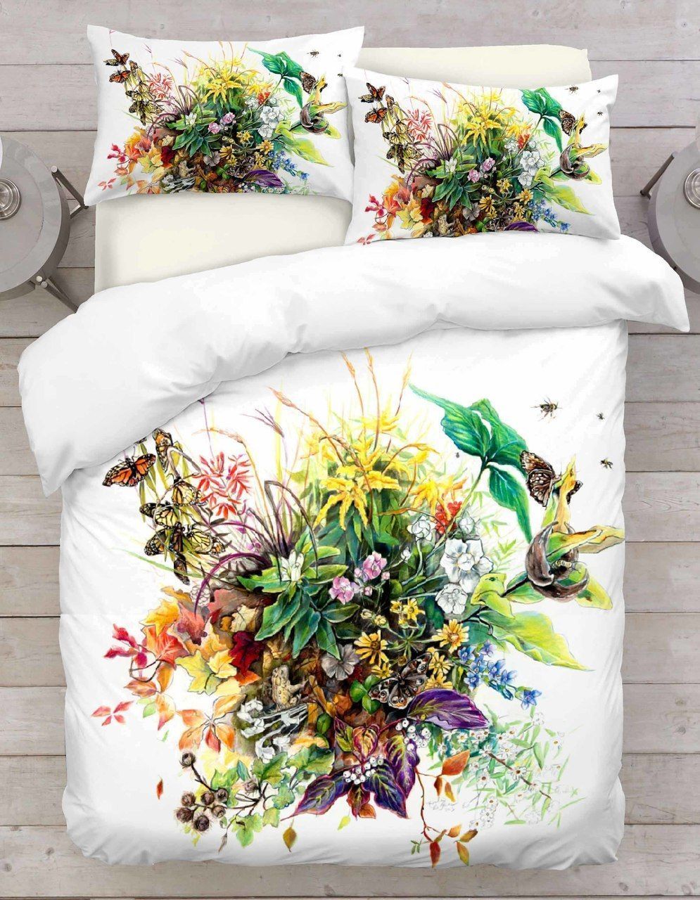 Frog In Flowers Bedding Set