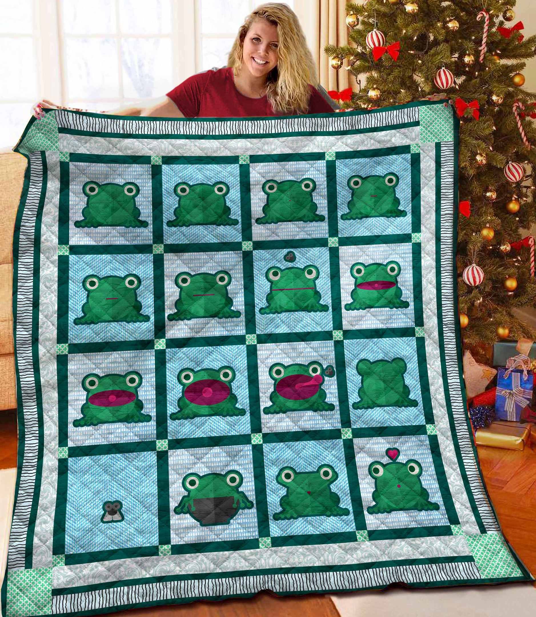 Frog Quilt Blanket BBB251033HT