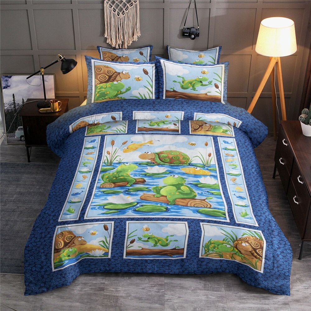 Frog Turtle Bedding Set
