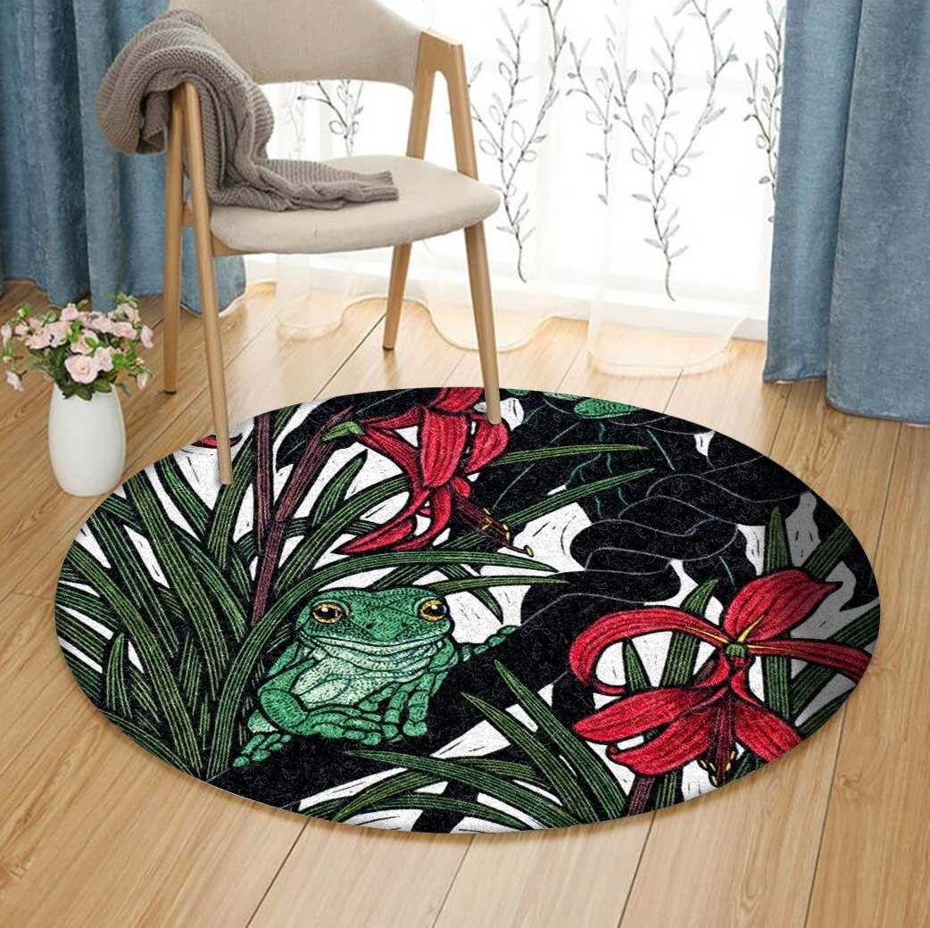 Frog Round Carpet
