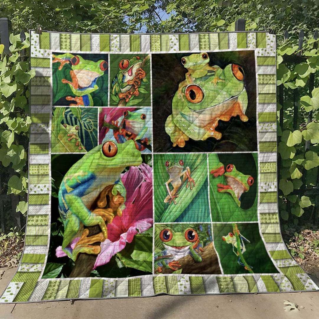 Frogs GS-CL-DT0207 Quilt Blanket