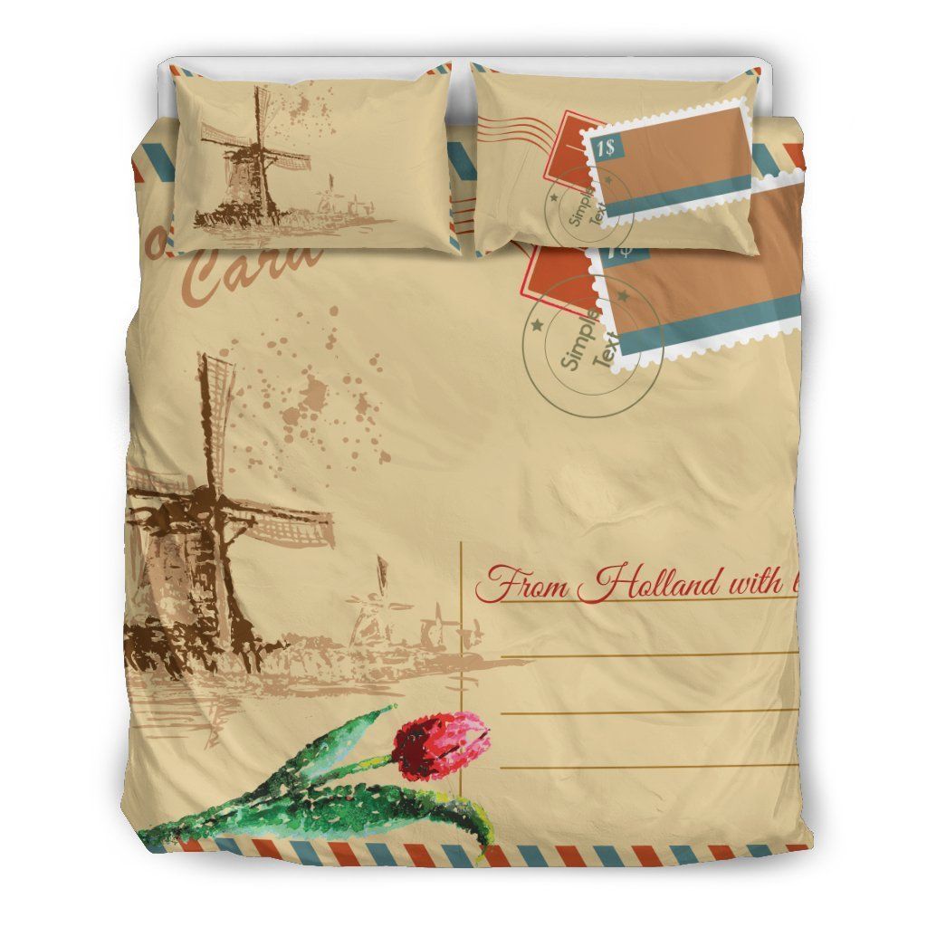 From Holland With Love Letter Bedding Set