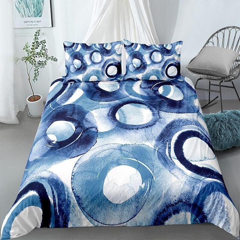 Frost Ring Background Bedding Set